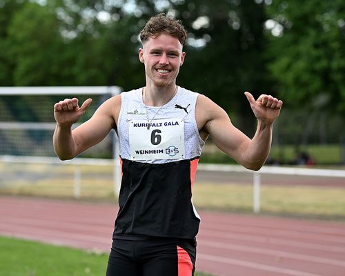 Kevin Kranz fliegt mit der DLV-Staffel über 4x100 Meter zum Deutschen Rekord - Hawa Jalloh nach erneuter Steigerung über die 100 Meter Hürden jetzt auf dem fünften Platz der Weltbestenliste (U20)