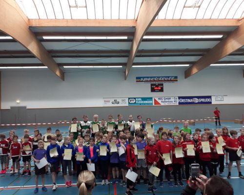 Die Hallen-Kreismeister in den Altersklassen U12 und U10 in der Kinderleichatheltik stehen fest