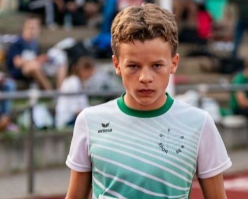Internationales Abendsportfest Pfungstadt – Felix Veith vom Hünfelder SV lauft TOP-Zeit über 800m – Felix damit auf Platz 14 der Deutschen Bestenliste