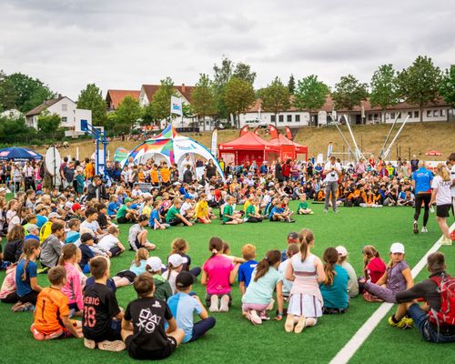 Die Sportabzeichen-Tour machte heute am 15. Juli STOPP in Hünfeld.