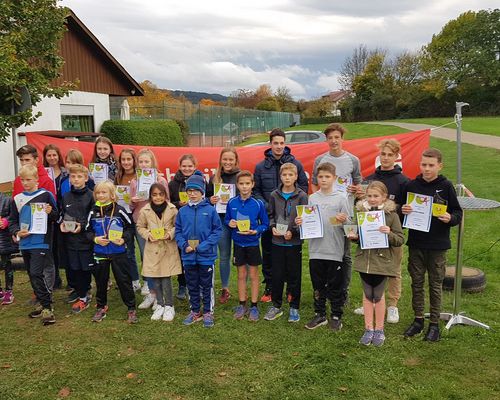 Siegerehrung Odenwald-Cup U10 bis U20