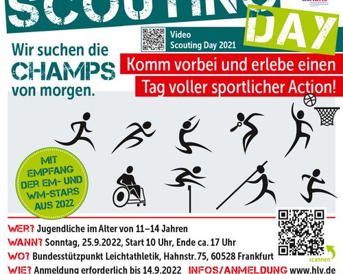 Letze Chance: 2. HLV & HBRS Scouting Day 2022 - wir suchen die Champions "von morgen"!