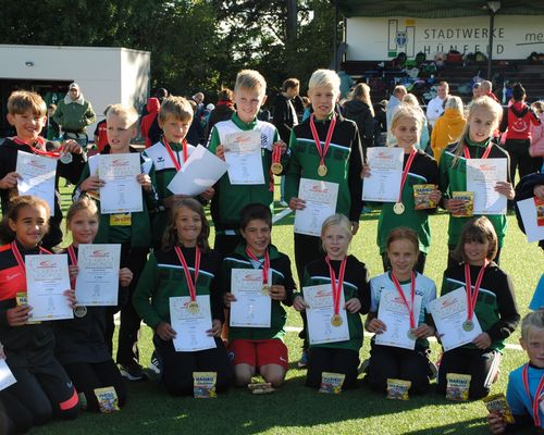 Hessenfinale „Kinderleichtathletik-Teamwettbewerb U12“ – Team „Hünfelder SV 1“ holt sich auf der Rhönkampfbahn in Hünfeld die Hessenmeisterschaft