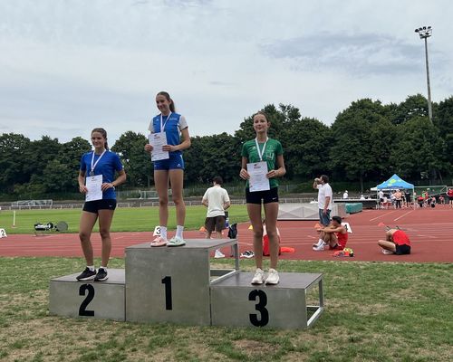 Hessische Meisterschaften im Mehrkampf - Amelie Witzel vom Hünfelder SV mit 2 x BRONZE