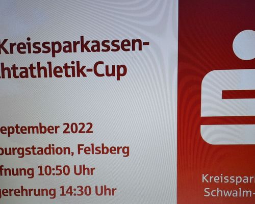 Vorschau 34. Kreissparkassen Cup der Leichtathleten   Zeitplanänderung beachten