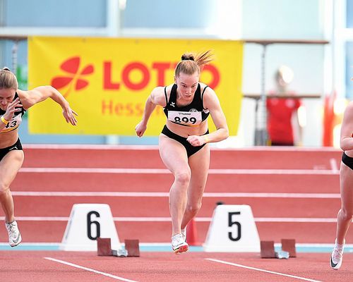 Hessischer Dreifach-Triumph bei den süddeutschen Hallen-Meisterschaften über 800 Meter - weitere SDM-Titel durch Gianina Gartmann (60 m) und Sophie Ullrich (Weitsprung)