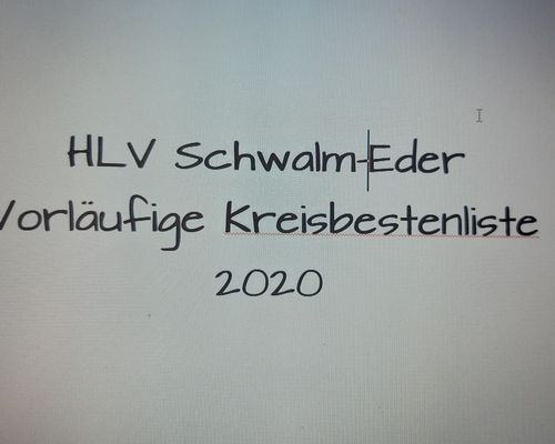 Bestenliste 2020 SEK