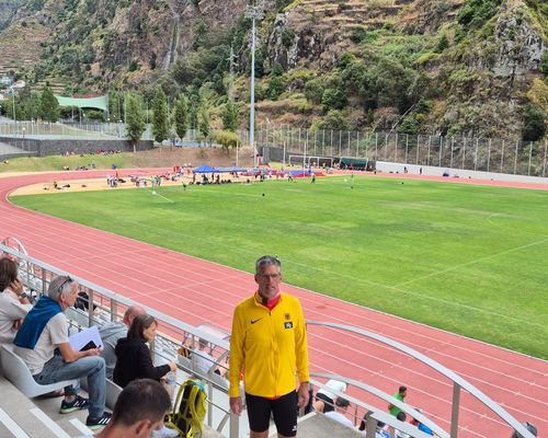 European Masters Leichtathletik-Stadion-Meisterschaften (EMACS) 2025 in Madeira, Nils Milde über 3.000m Hindernis am Start, Platz 10 und Hessenrekord