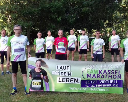 Borkener Stützpunkt mit Freude bei Virtual Marathon dabei