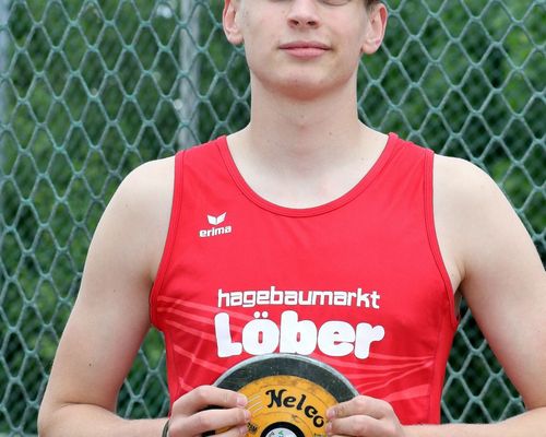 Karl Schunck erneut mit Kreisrekord im Diskuswurf