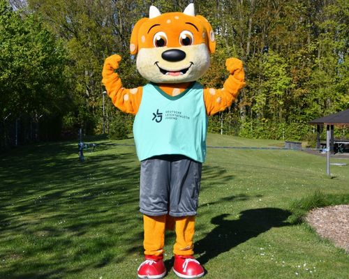 Maskottchen JuLe auf deiner Veranstaltung