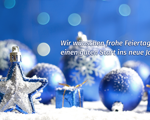 Weihnachts- und Neujahrsgrüße